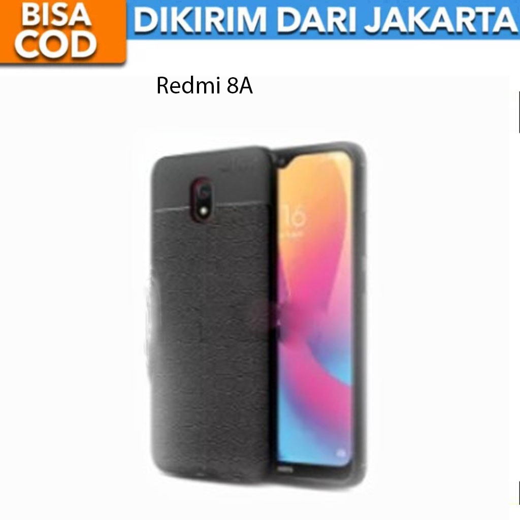Case Auto Focus Xiaomi Redmi 8A Leather Experience SoftCase Slim Ultimate / Casing Kulit