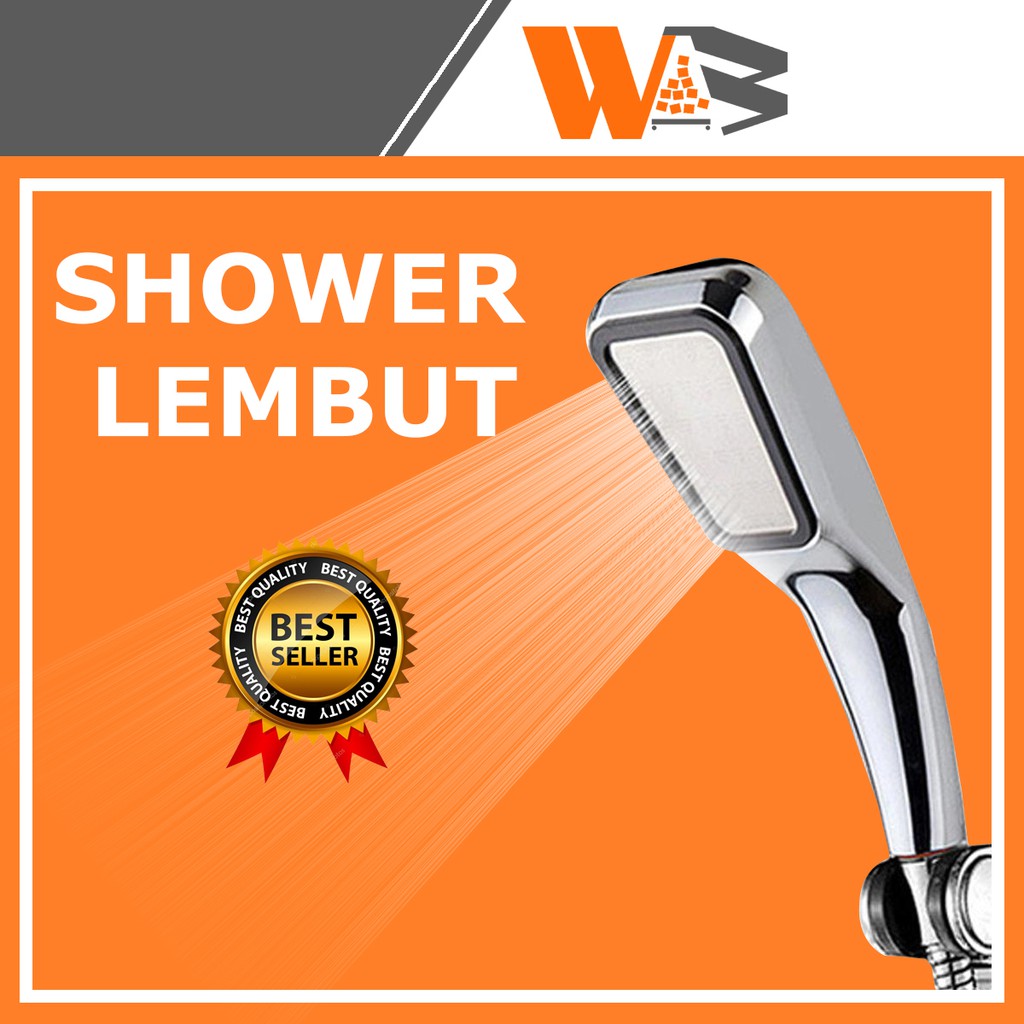 COD KEPALA SHOWER HEAD AERATOR AIR SOFT HALUS LEMBUT 300 LUBANG LOW PREASURE