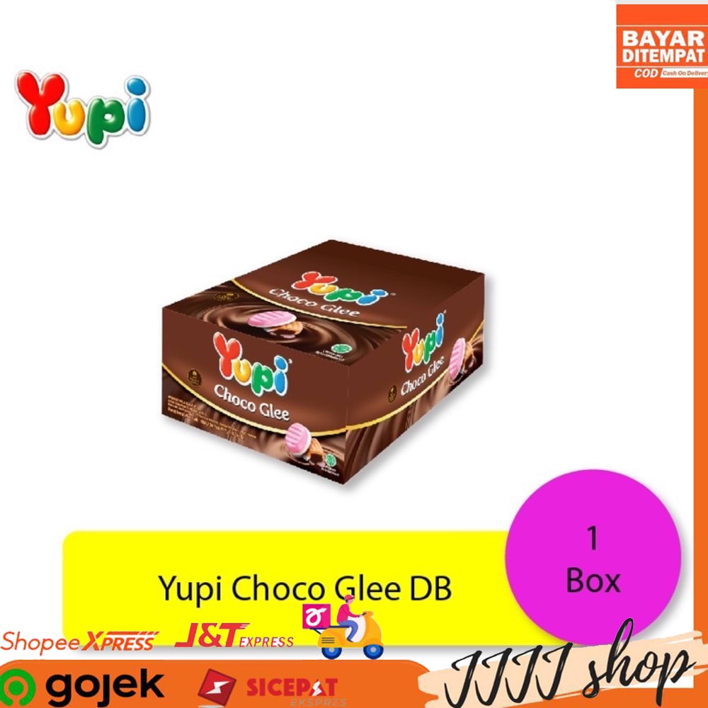 

Permen Yupi Gummy Rasa Choco Glee Coklat Blackberry Seaworld Box isi 24pcs