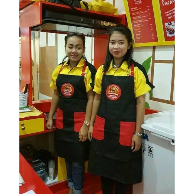 Celemek apron Kombinasi Polos Celemek masak Celemek best Quality Grosir Celemek Murah