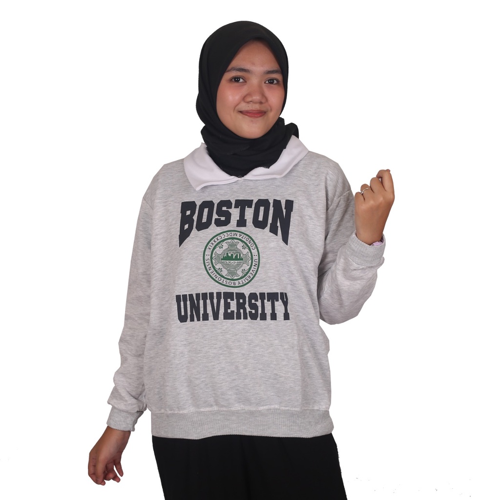 Boston Univ Colar Sweater - Sweater unisex