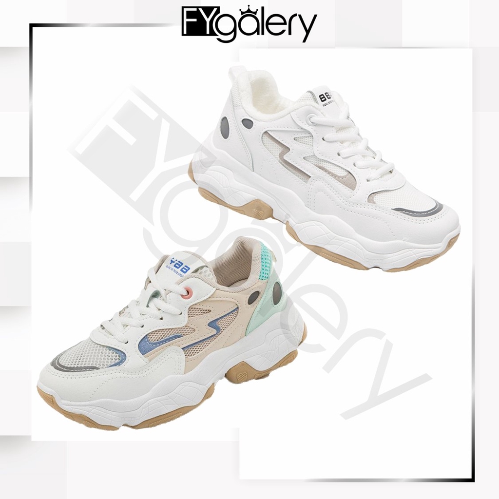 SHS028 Sepatu Sneakers Wanita Korea Olahraga Style Running SHS028 Sepatu Sneakers Wanita Korea Olahraga Style Running