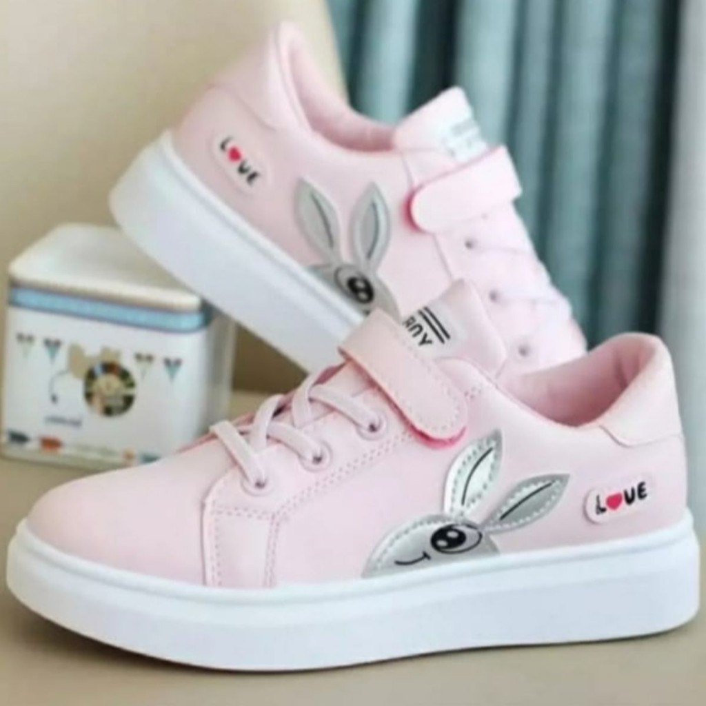 Sepatu Anak terbaru Perempuan model sneaker size 31-35