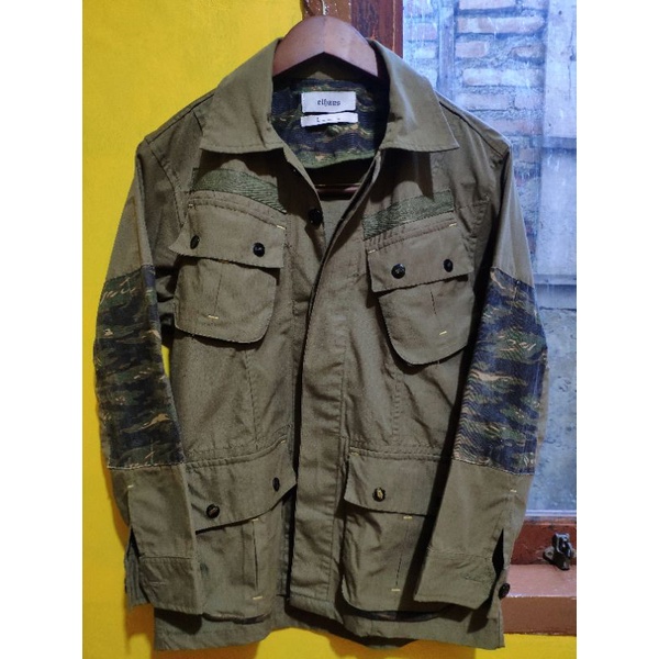 Elhaus Jungle Jacket Ripstop Olive Camo (Size S fit M)