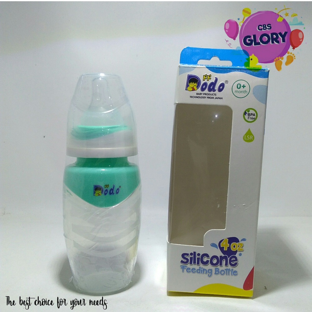 Dodo Silicone Feeding Bottle atau Botol Susu Bayi Bahan Silicone Aman