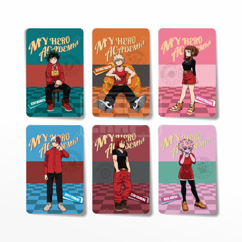 Photocard Karakter Anime BOKU NO HERO ACADEMIA (JF2022 Ver) My Hero Academia