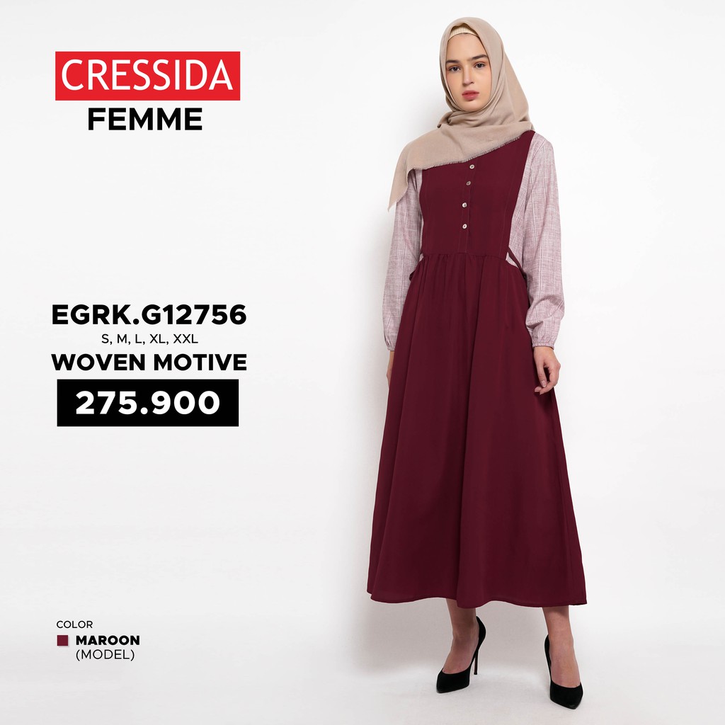 LONG DRESS GAMIS ELEGANT MODERN ORIGINAL CRESSIDA EGRK.G12756