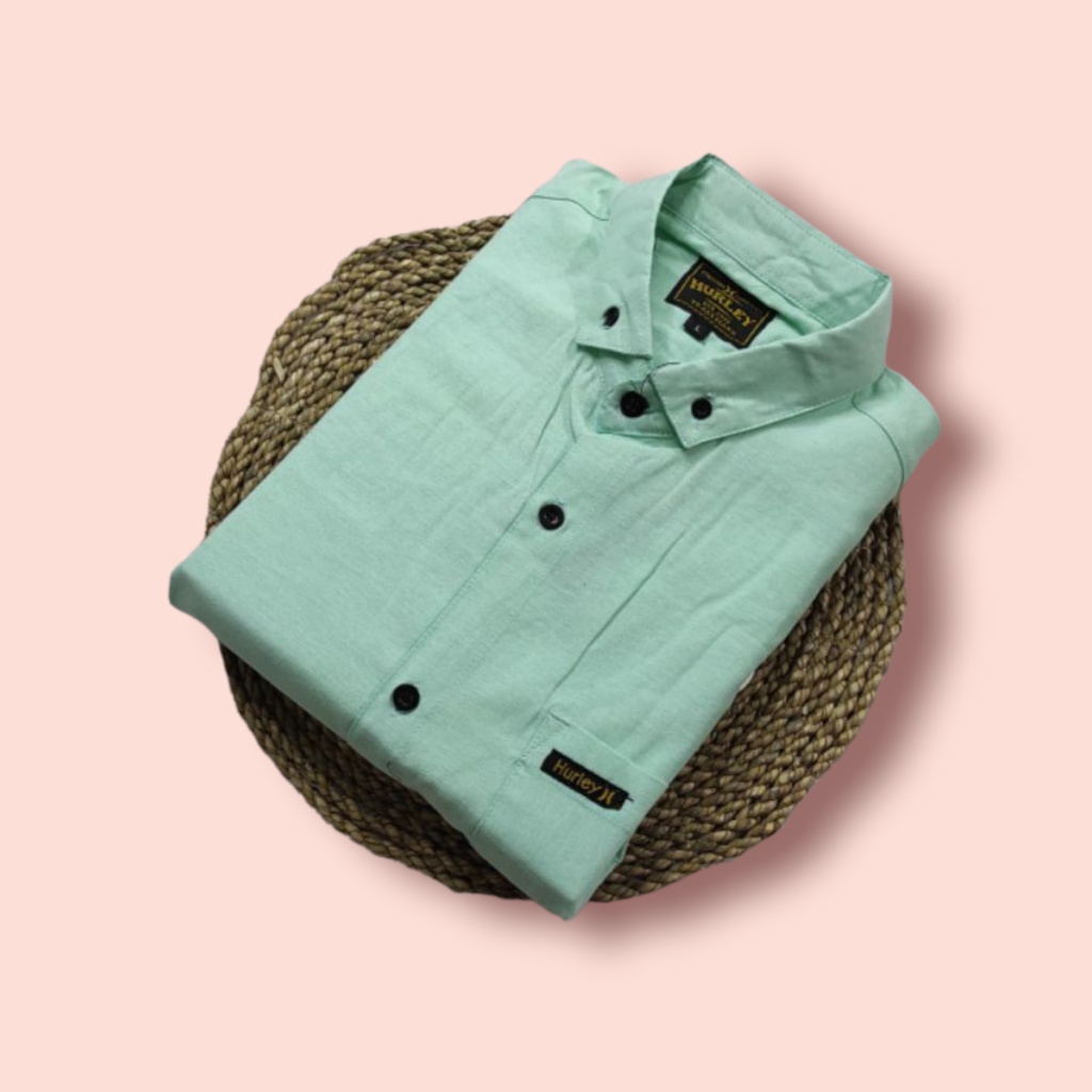 Hem polos cowok dewasa lengan pendek brand distro sampai size jumbo warna navy