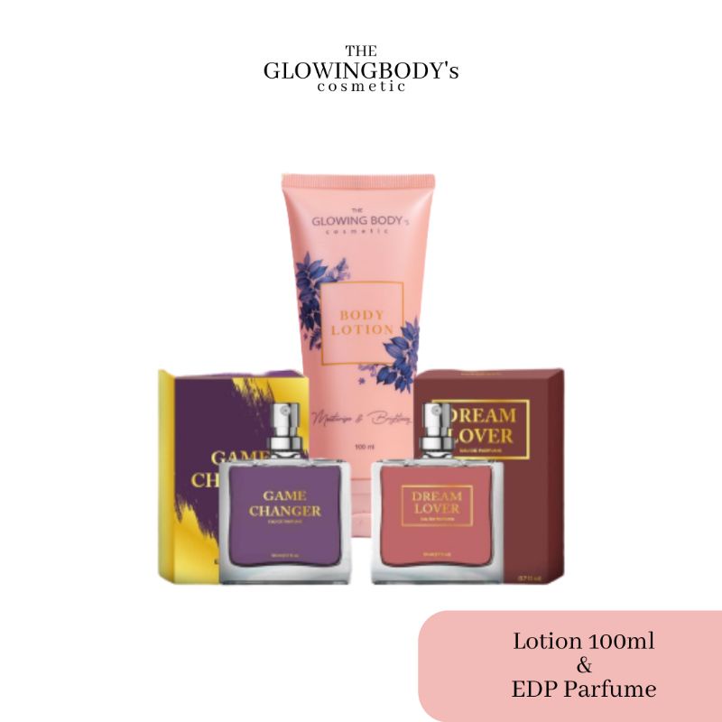 The Glowing Body's Cosmetic Lotion 100ml & Edp Parfume