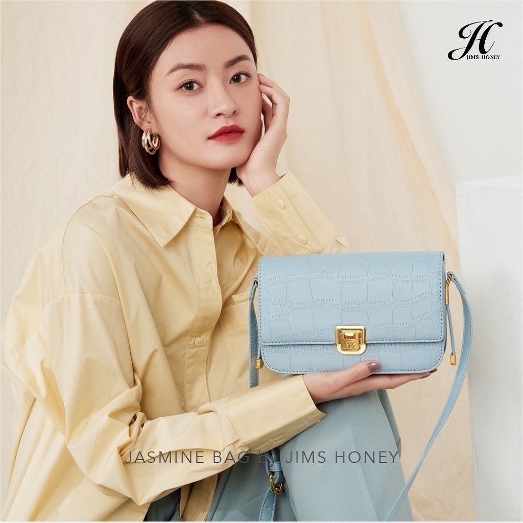 Jims Honey Jasmine Bag  Tas Selempang Wanita Impor Fashion Cewek Korea Sling Elegan Classic Murah Ori