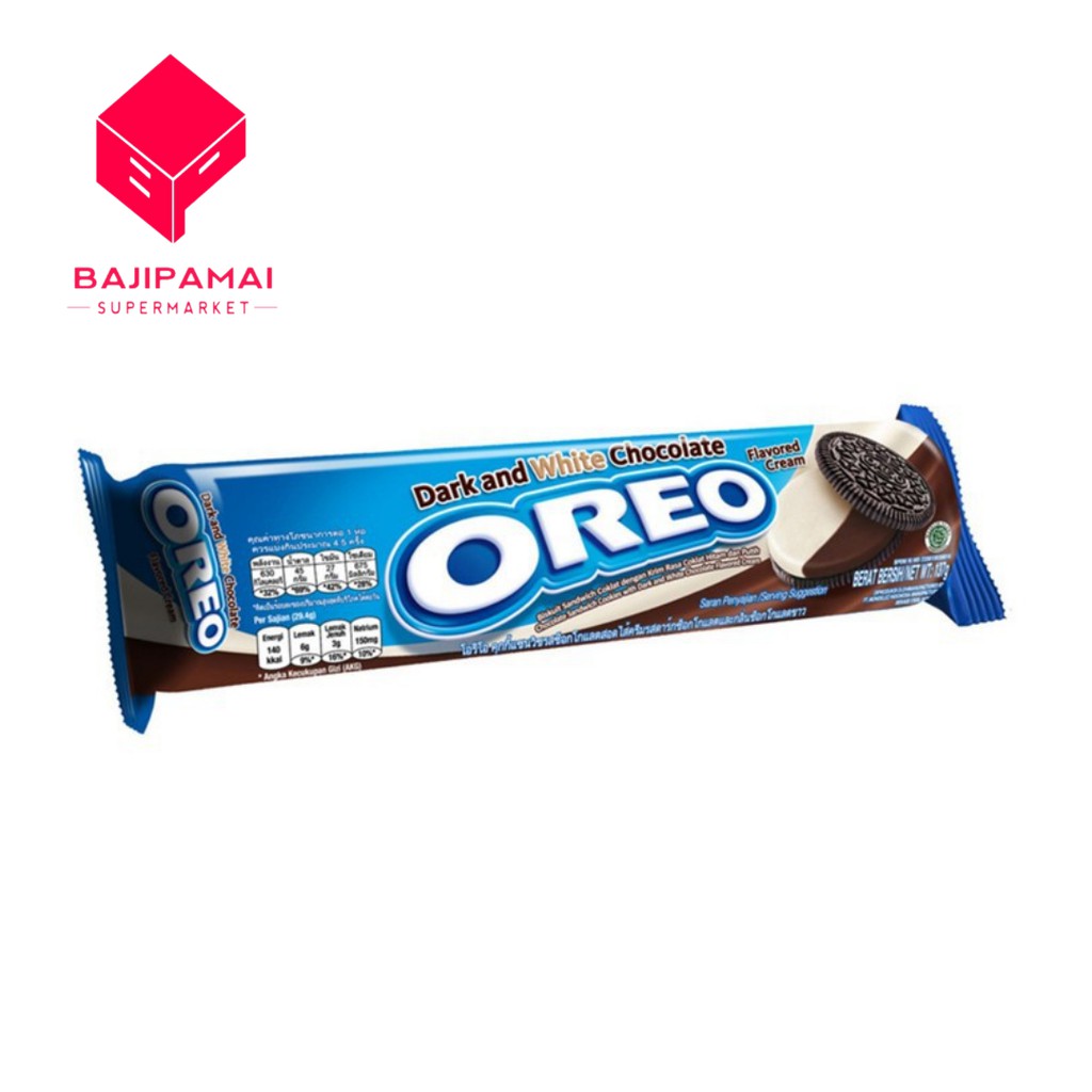 

OREO BISCUIT SANDWICH DARK ADND WHITE CHOCOLATE 119,6 GR