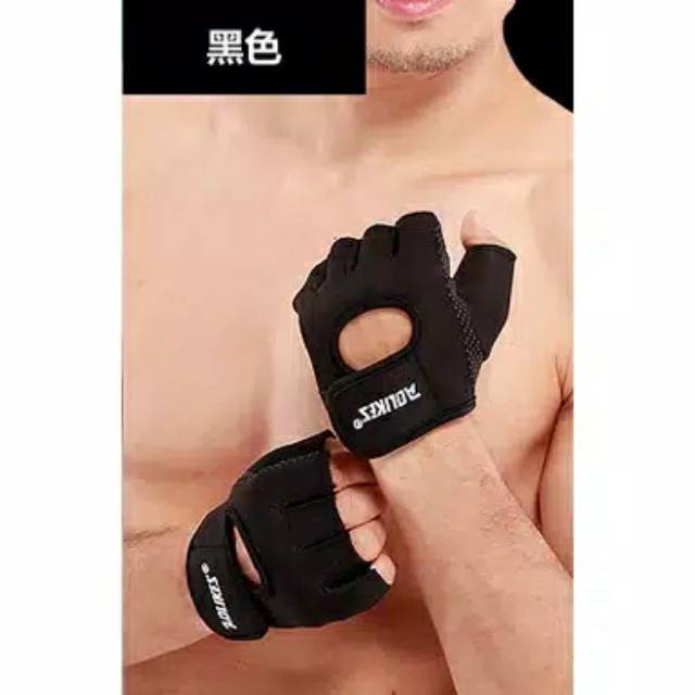 Sarung tangan gym fitness glove AOLIKES sport gloves hand protector