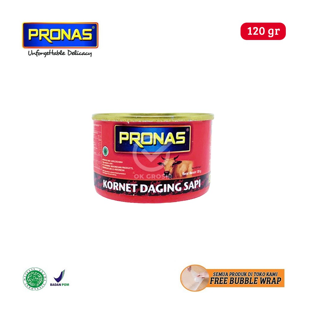 

Pronas Kornet Sapi (Kaleng 120 gr)