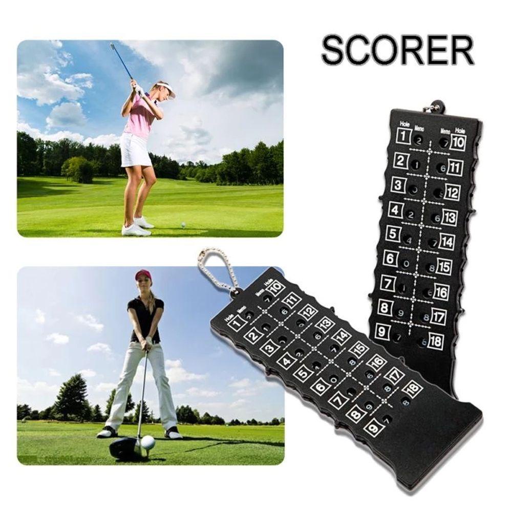 LANFY Score Counter Golf Aksesoris Portable Scoring Keeper Dengan Gantungan Kunci Alat Bantu Pelatihan Stroke Putt Golf Shot Count