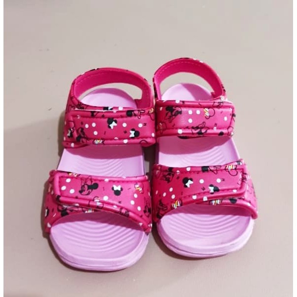 SANDAL ANAK PEREMPUAN MINNIE RIBBON USIA 1,5 sd 4 THN