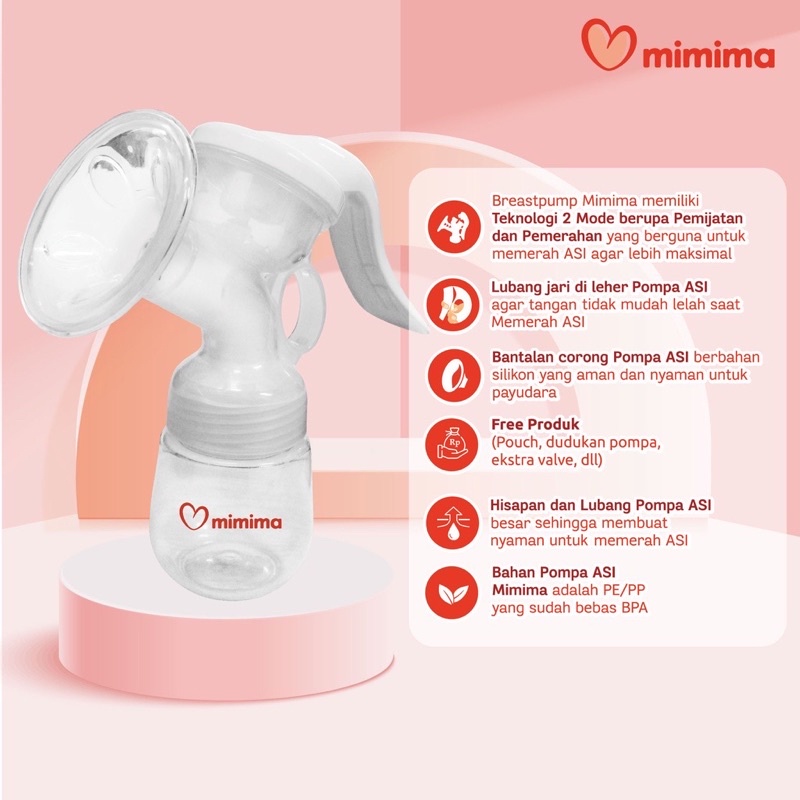 POMPA ASI / BREAST PUMP MANUAL - MIMIMA