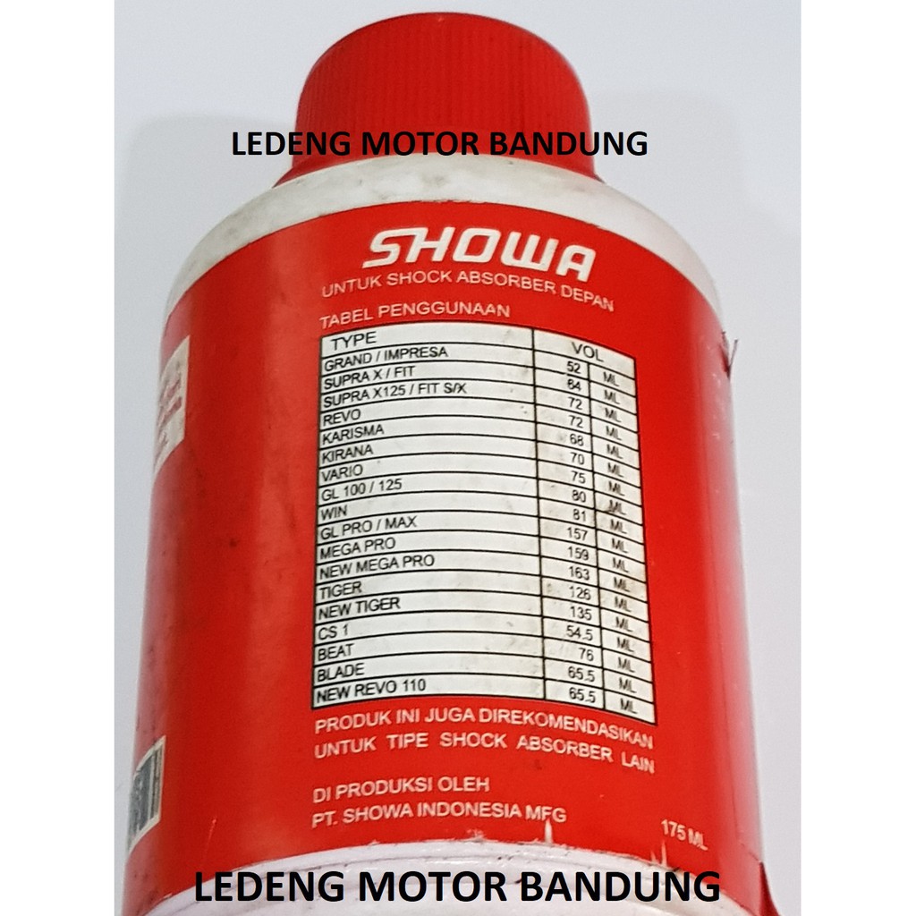 Showa Oli Shock AHM Motor Honda Shockbreaker Depan Hydrolic Oil Sok