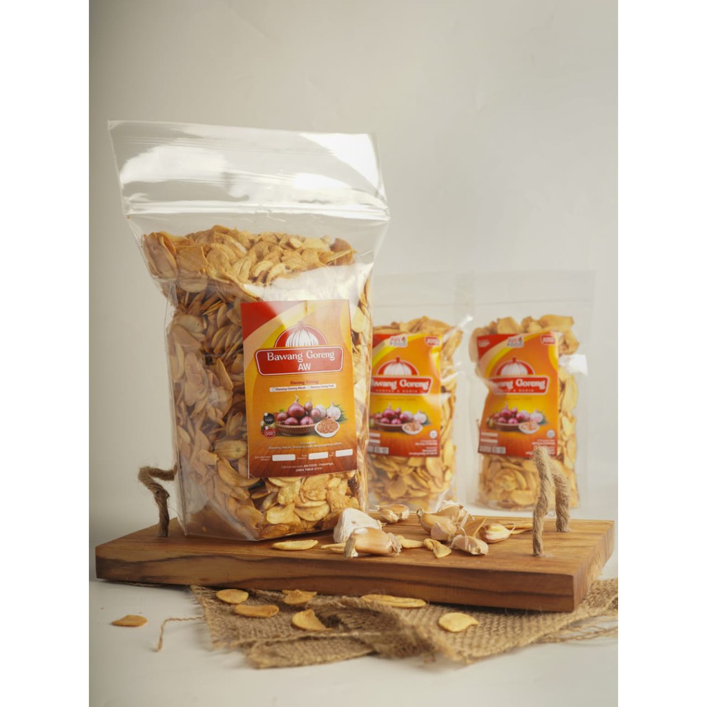 

Bawang Goreng Putih Asli 500gr 1kg