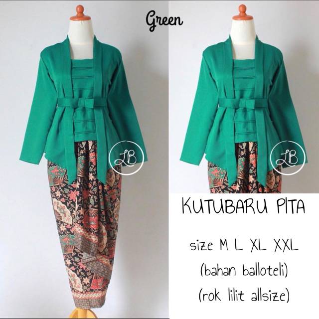 STOCK BANYAK!! KUTUBARU PITA SET/KUTUBARU MODERN/KEBAYA KUTUBARU