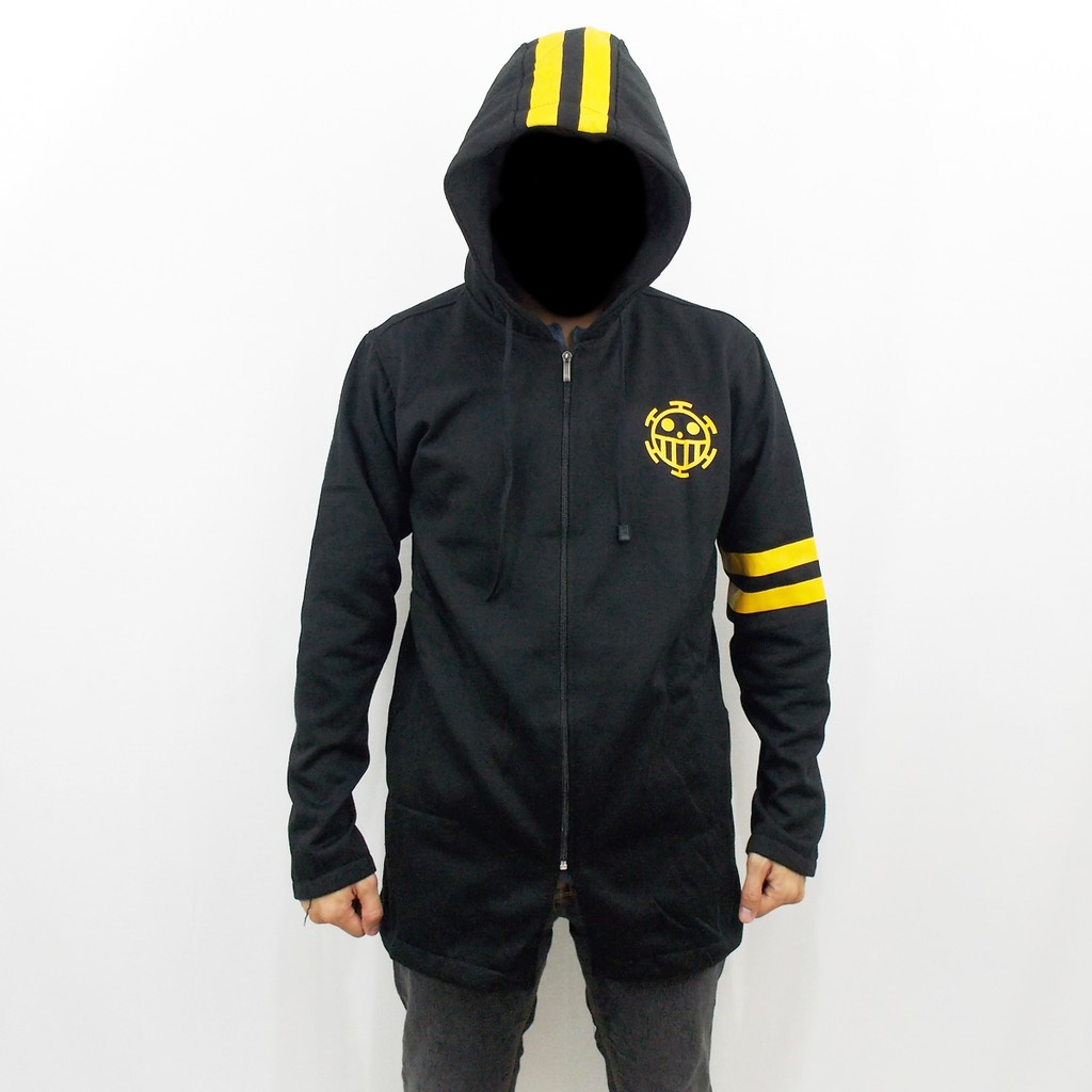 JUBAH ONE PIECE TRAFALGAR LAW - JAKET ONE PIECE TRAFALGAR LAW - JAKET LUFFY STRAW HAT PIRATES 01