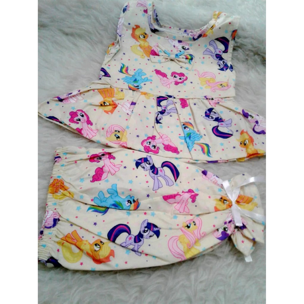 Baju Setelan Anak Perempuan - Kuda Pony