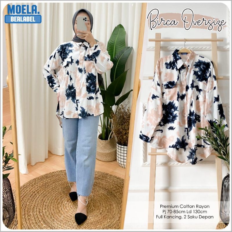 BIRCA MISO OVERSIZE BLOUSE || MOELA