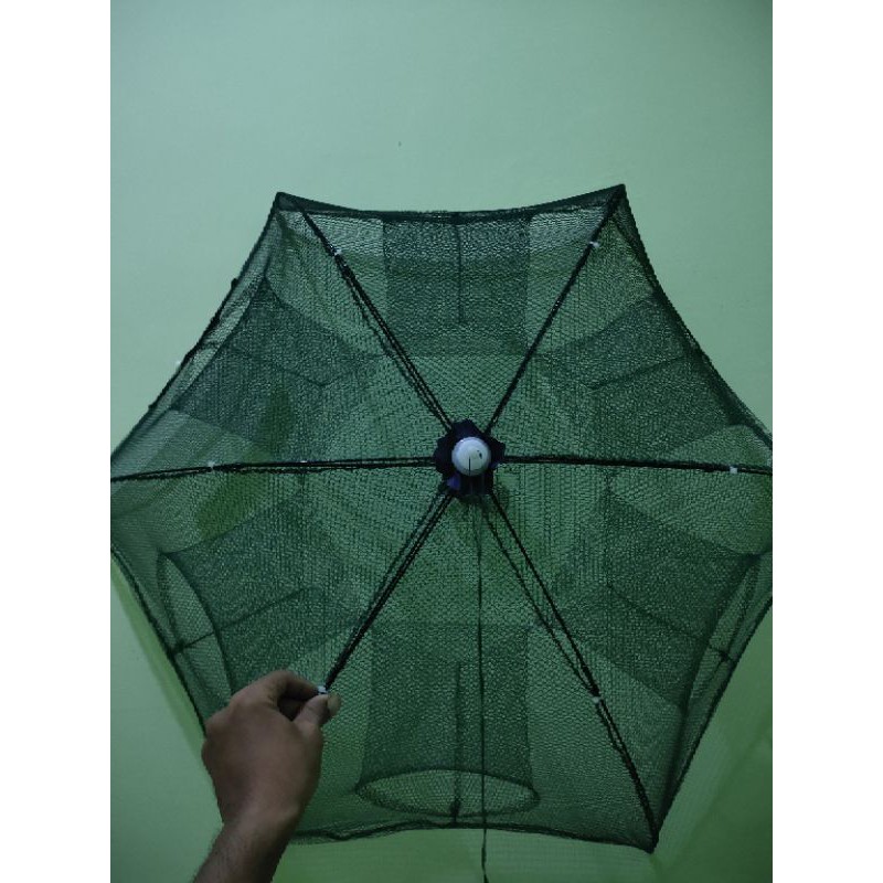 Grosir 3 buah bubu Lubang 6 perangkap ikan udang model payung