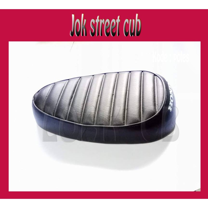 Jok Street Cub Hitam Polos