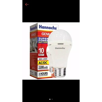 HANNOCHS Genius Lampu Emergency Magic + Fitting - 10 watt