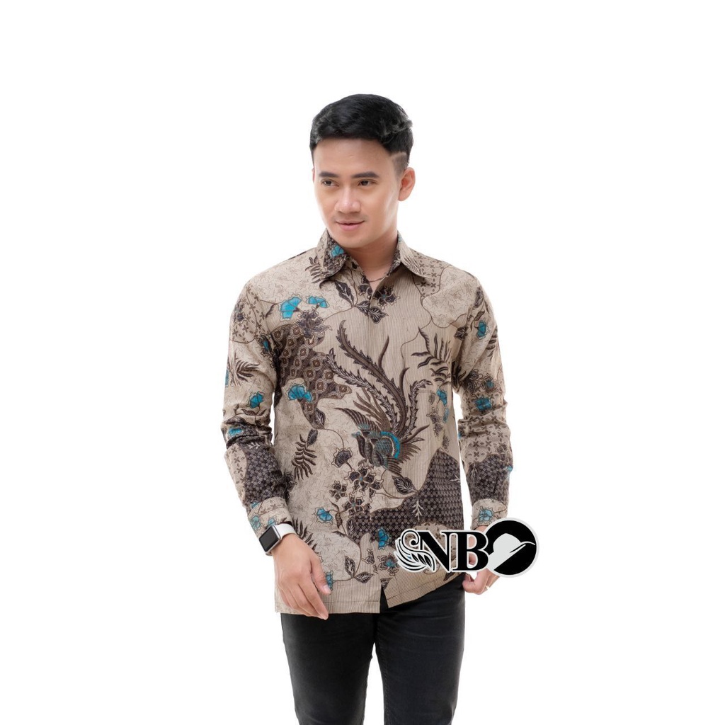 Pre Order Kemeja Batik Pria Jumbo Lengan Panjang 6XL 7XL 8XL 9XL