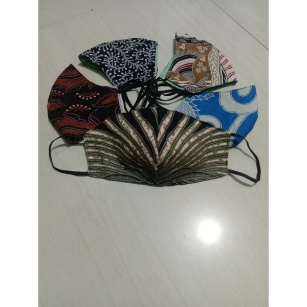 Masker batik 2 lapis