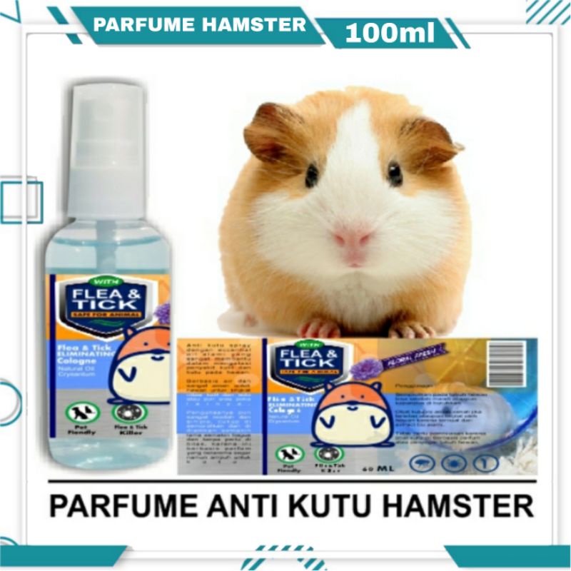 Parfume Hamster FLEA &amp; TICK Anti Kutu Wangi / Parfum Hamster / Obat Hamster Anti Kutu