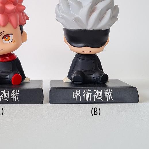 Bobble Head Kepala Goyang Jujutsu Kaisen Pajangan Dashboard Mobil Gojo
