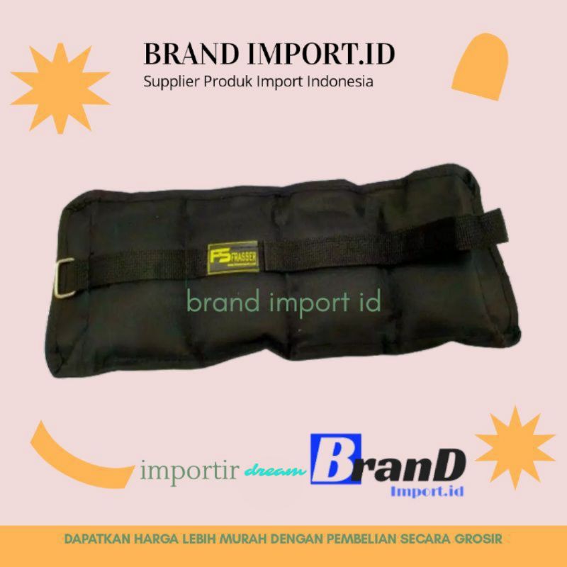 (MAINANKYU) 2Kg BENDING barbel pemberat kaki dan tangan (sepasang 2buah)