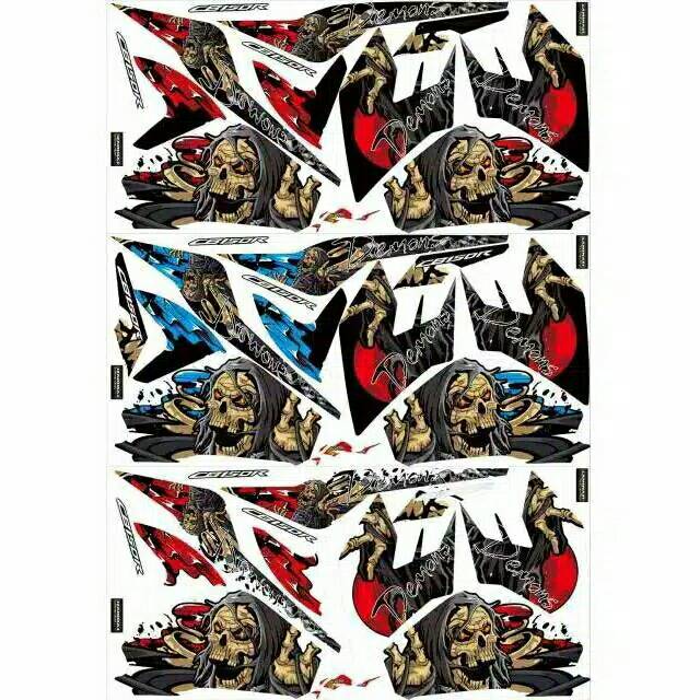 STICKER MOTOR CB150R / CB 150 R 2016 2017 ALL NEW STREETFIRE VARIASI MOTOR HONDA