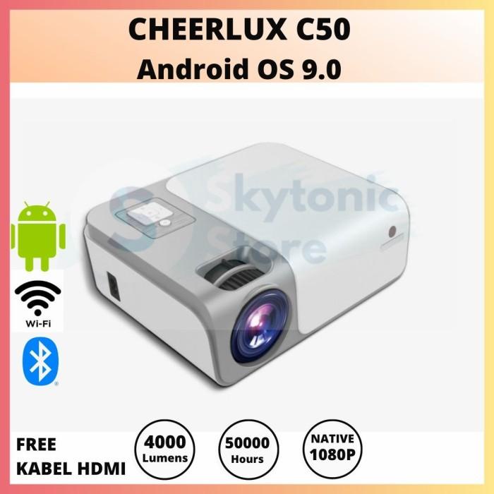 

Irled | Cheerlux C50 Mini Android Wifi Led 1080P Projector 4000 Lumens Full Hd