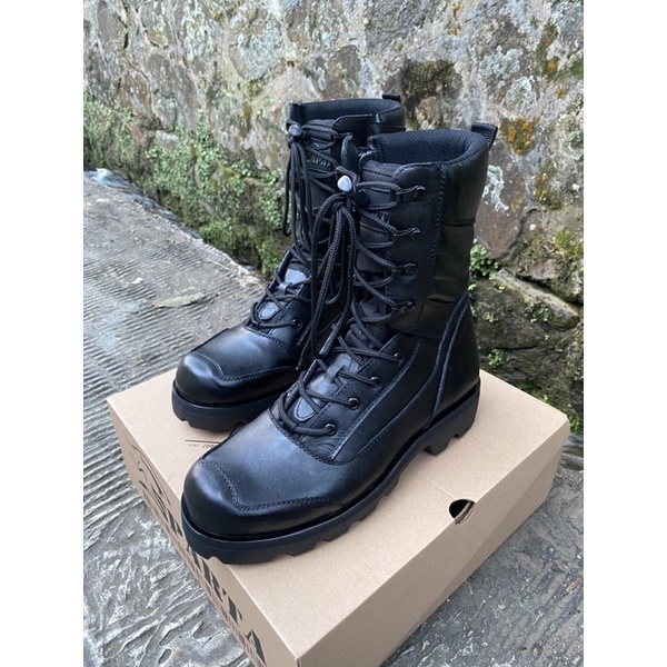 SEPATU PDL SPARTA KULIT SAPI ASLI SEPATU TNI POLRI SECURITY