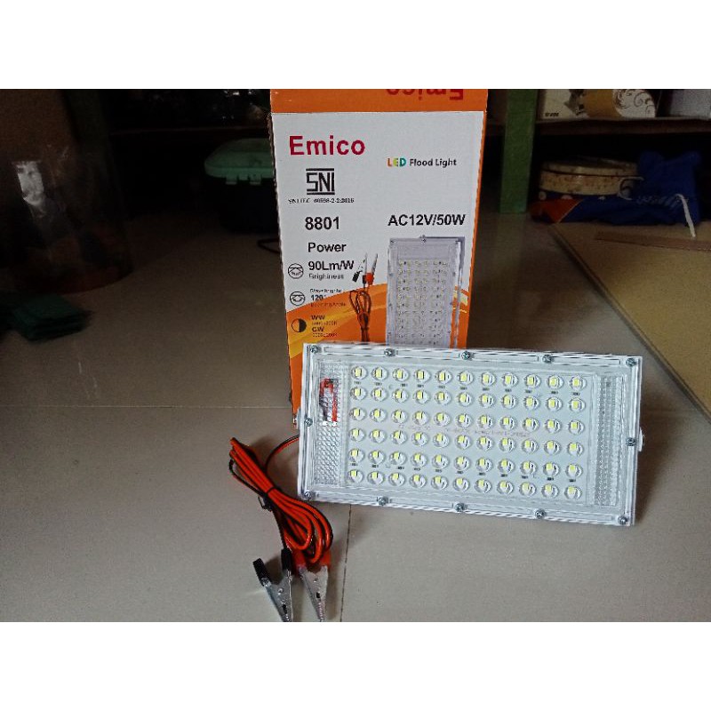 lampu sorot 50watt DC12volt