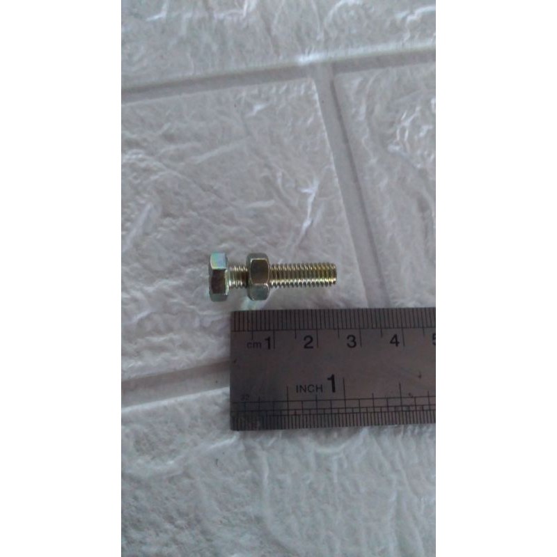baut mur 6 x 30 baut 10an panjang 3cm