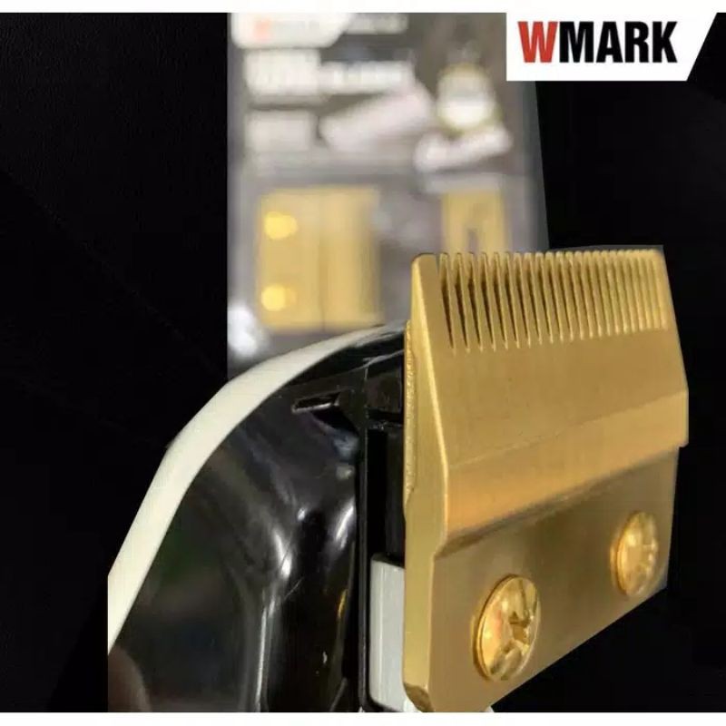 Mata Pisau Cukur Wahl Super Taper 2 Hole Magic Clip Clipper Blade Gold WMARK