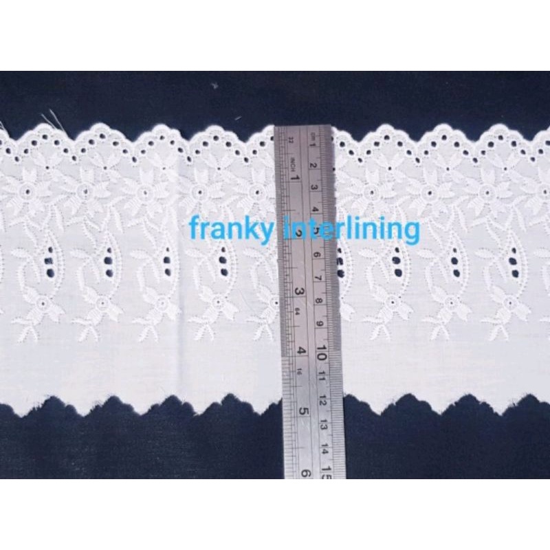 RENDA KATUN RK 2381 LEBAR 12CM HARGA PER METER