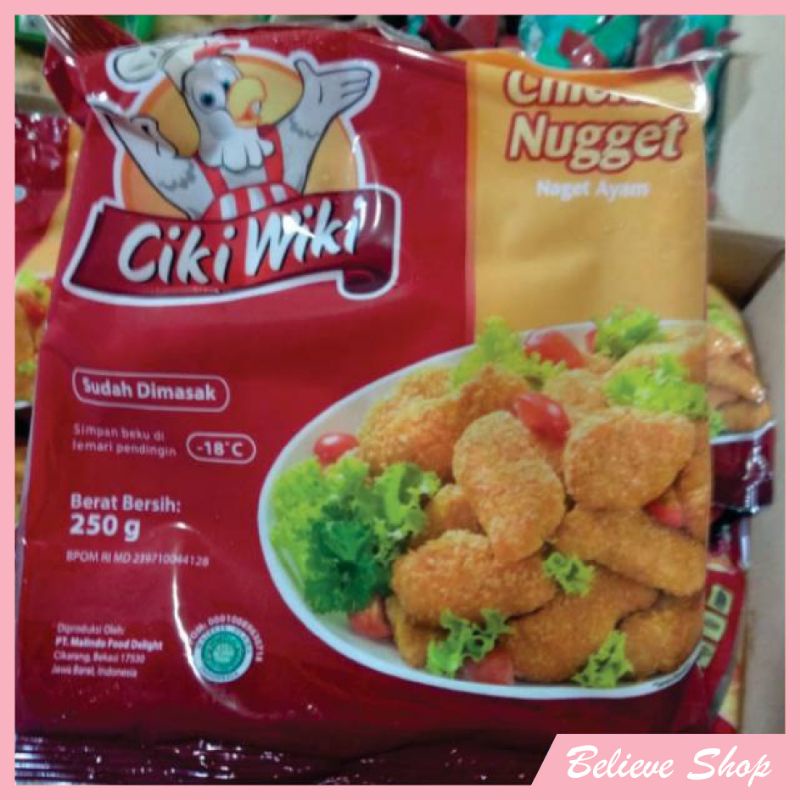 

Nugget ayam ciki wiki 250 gr