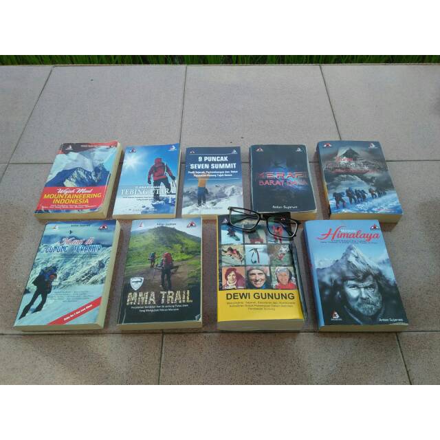 Koleksi lengkap buku mendaki gunung mountaineering survival pendakian