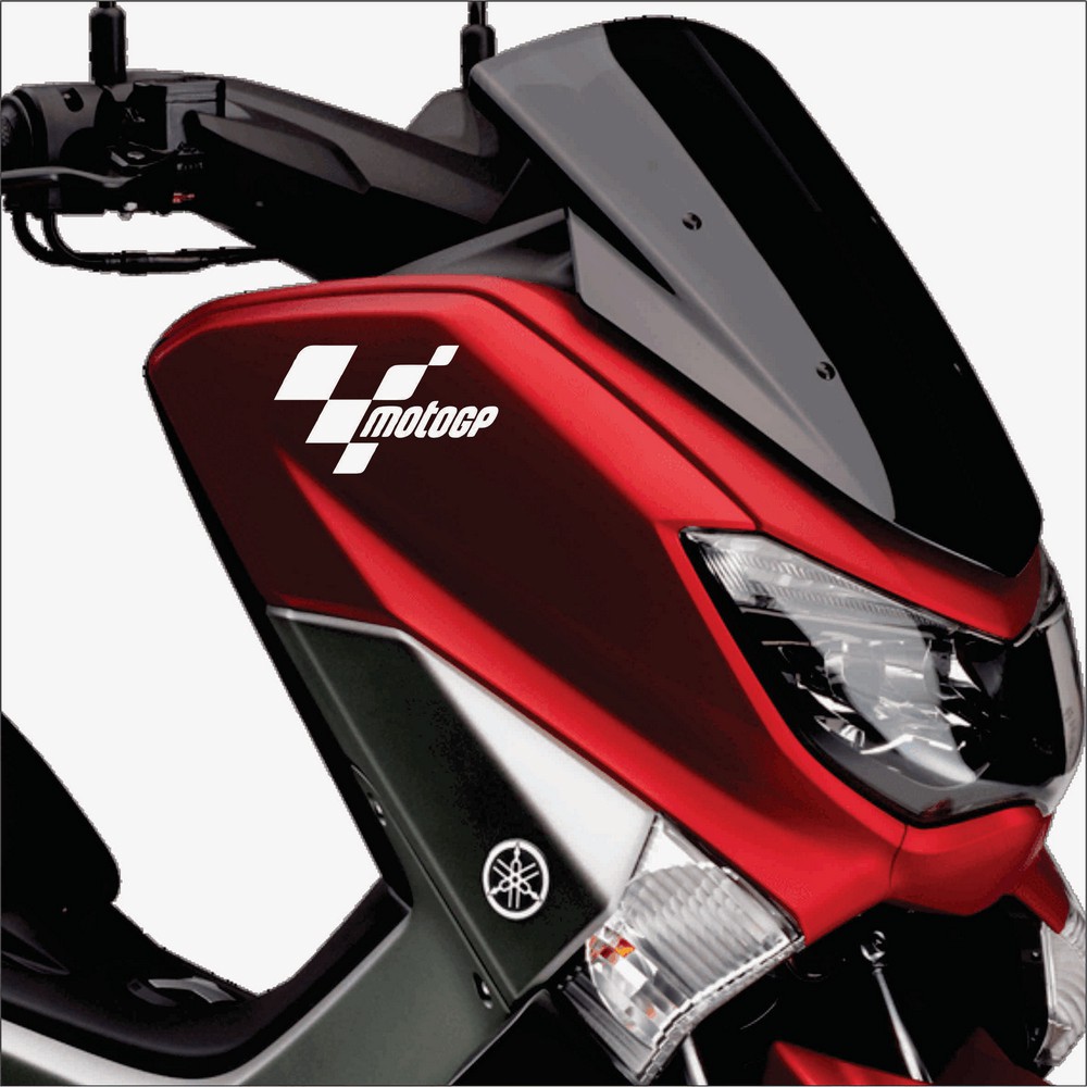 CUTTING STIKER MOTOR YAMAHA NMAX STIKER CUTTING MOTOR STIKER LOGO MOTO GP