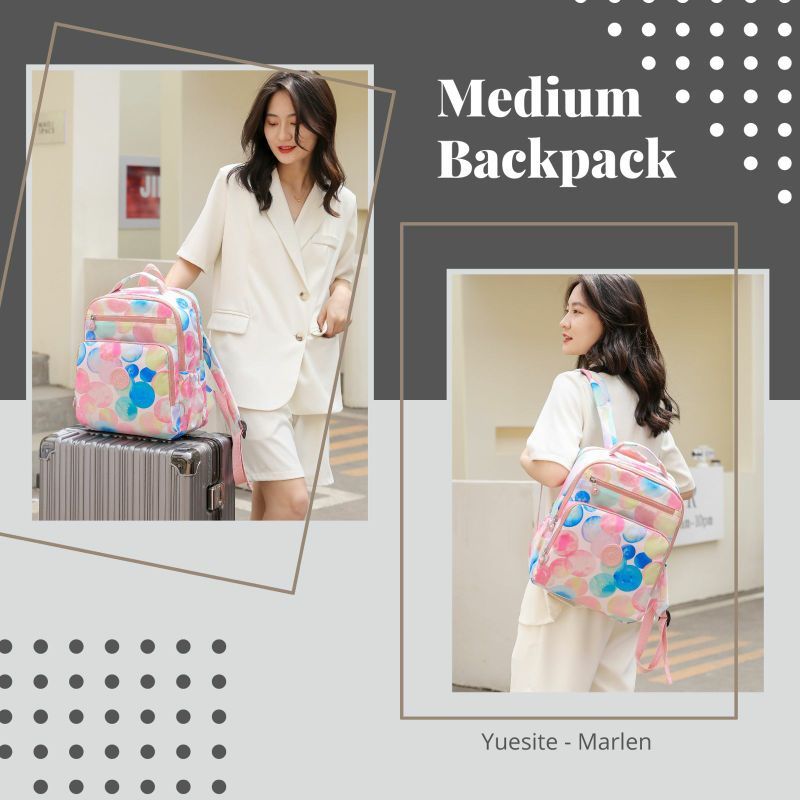 YUESITE MARLEN TAS RANSEL LAPTOP ORIGINAL BACKPACK CYUTEBAGS