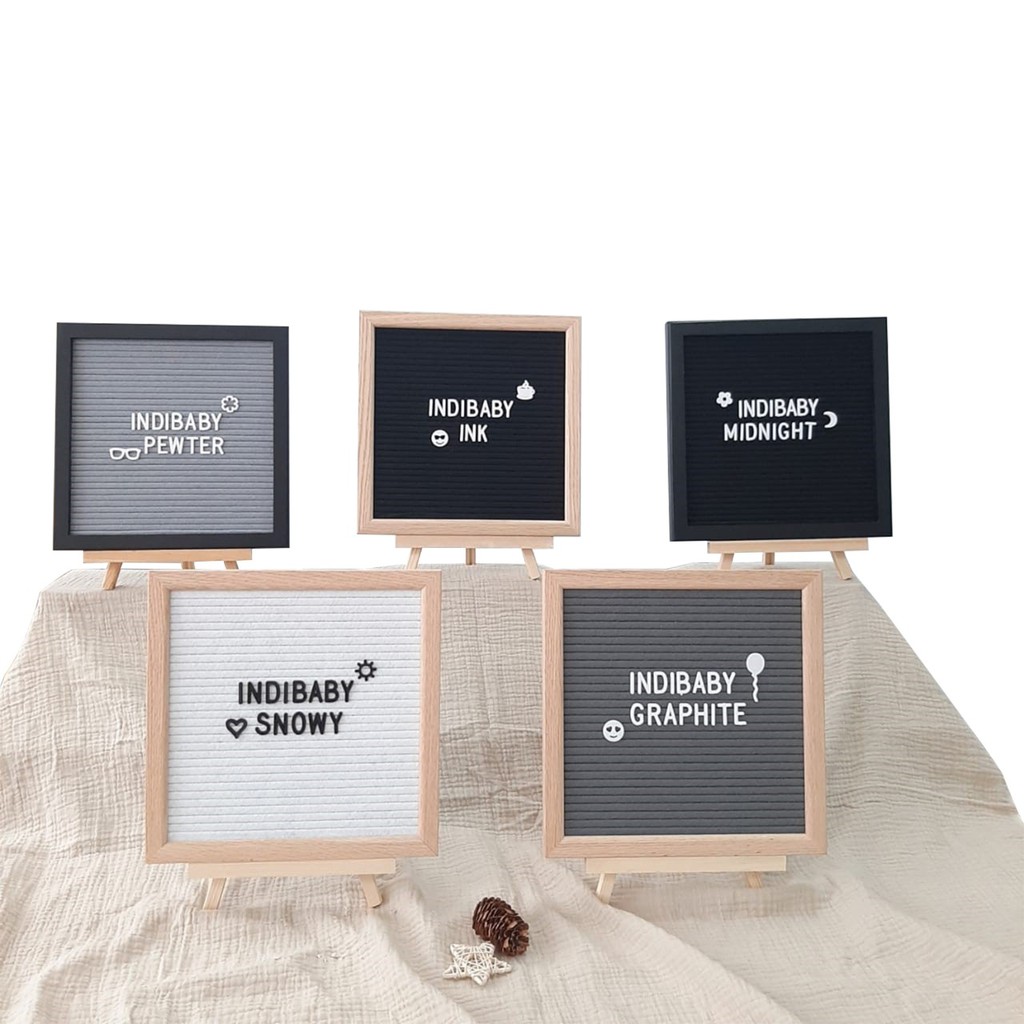 Felt Letter Board | Papan Huruf Nama Bayi | Perlengkapan Foto