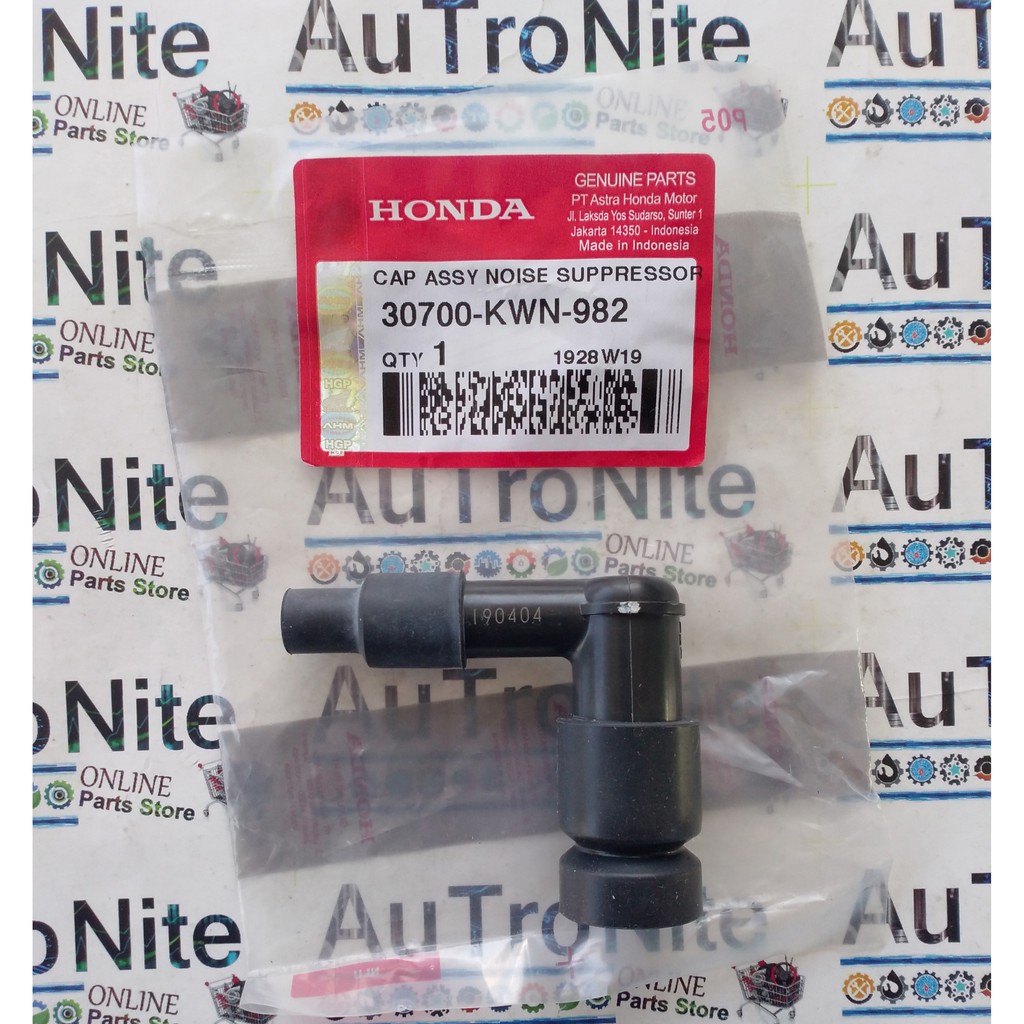 CAP ASSY NOISE SUPPRESSOR TEC 30700-KWN-982 Cop Kepala Busi Original Honda SH PCX Vario 125 ADV 150 
