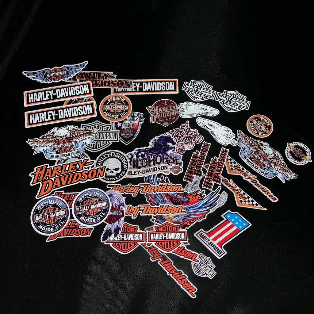 Harly Davidson motor sticker Reflective sticker waterproof decoration modification motorcycle sticker