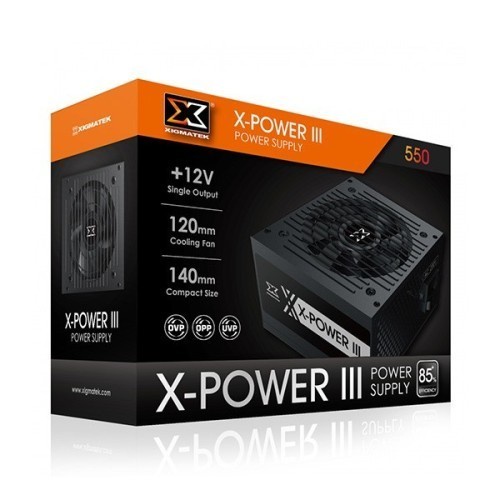 Power Supply XIGMATEK X-POWER III 550W 80+