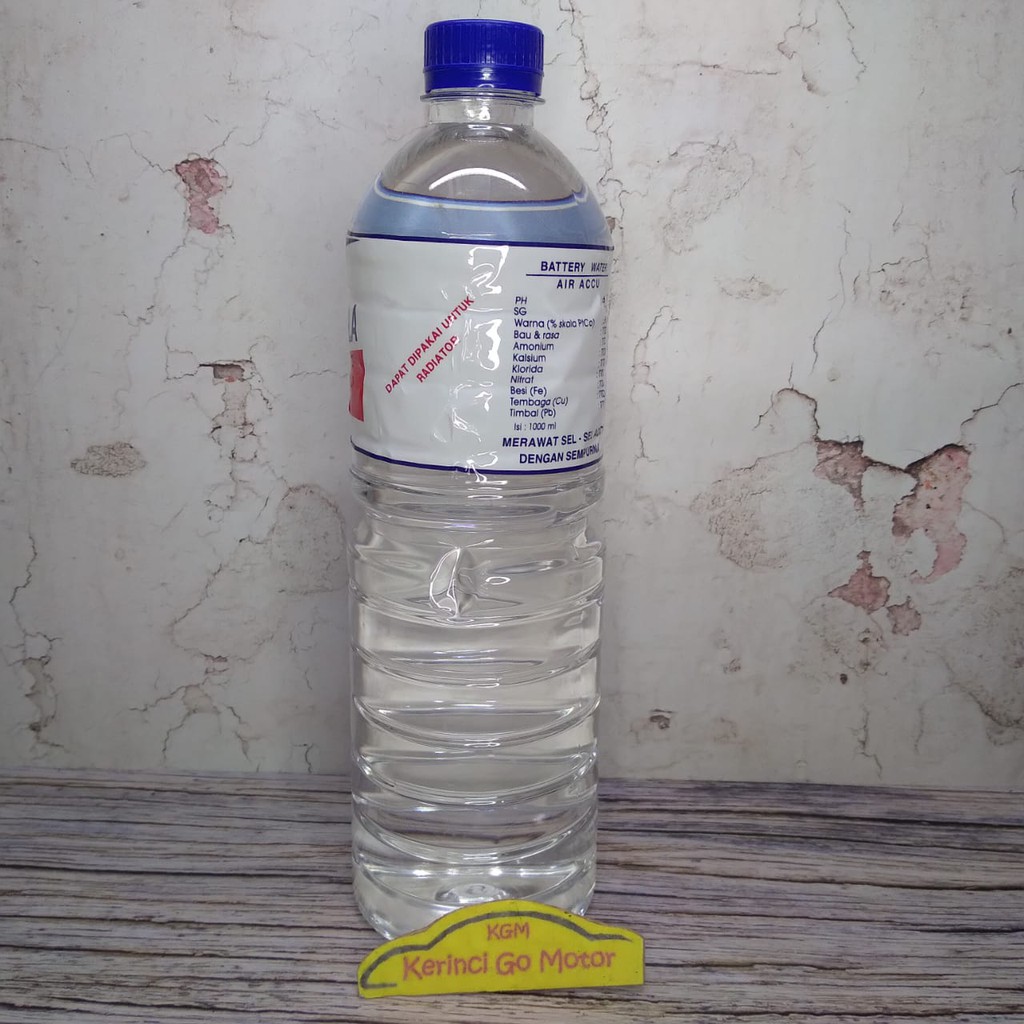 Air Aki Murni Formula 1 Liter - Air Accu Murni Formula - Battery Water